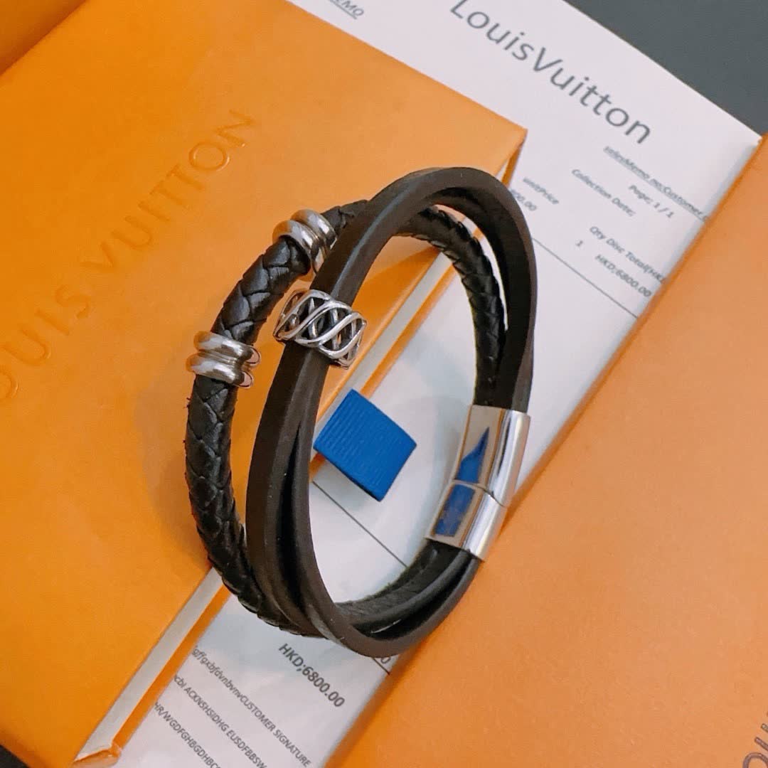 Louis Vuitton Leather Bracelet
